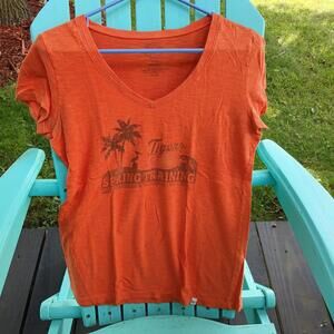 Detroit Tigers Spring Training V-Neck tee, women's L